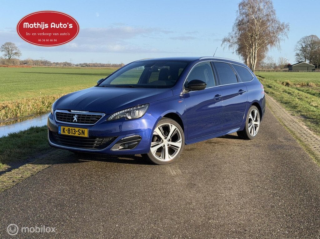 Peugeot 308 SW 1.2 PureTech GT-line Automaat! Riem V.V Nette, Auto's, Peugeot, Bedrijf, Te koop, ABS, Airbags, Airconditioning