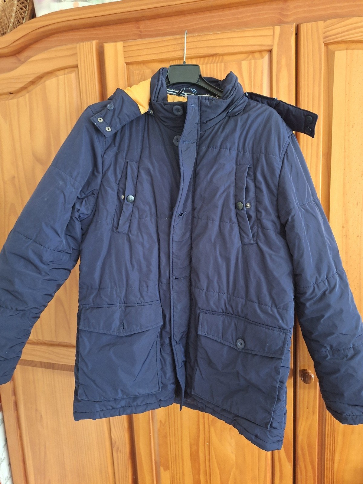 Marine Dept. winterjas XL - Zo goed als nieuw, Blauw, Ophalen of Verzenden, Zo goed als nieuw, Maat 56/58 (XL)
