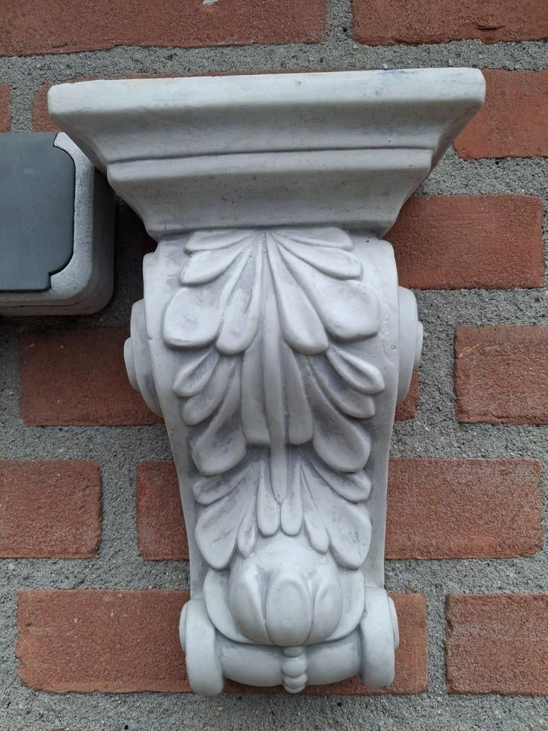 Decoratieve console / wandplank - klassieke stijl, Ophalen, Gebruikt, Klassiek, Grijs