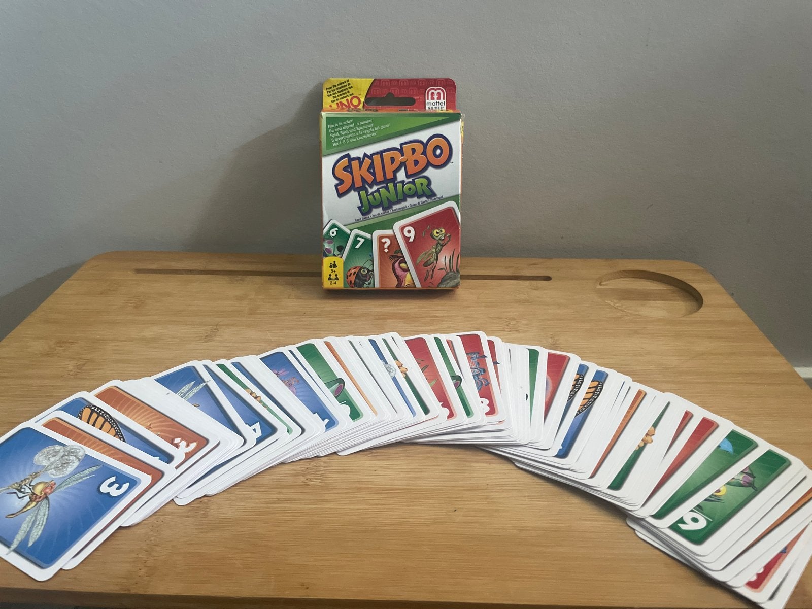 Skip-Bo Junior Kaartspel - Mattel Games, Drie of vier spelers, Ophalen of Verzenden, Zo goed als nieuw