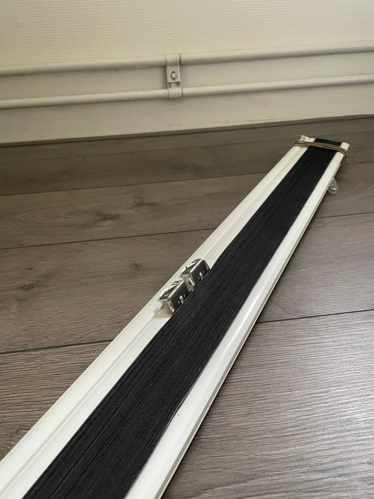 Dubbel plisségordijn verduisterend 155x85 cm antraciet, Huis en Inrichting, Stoffering | Gordijnen en Lamellen, Isolerend, Ophalen of Verzenden