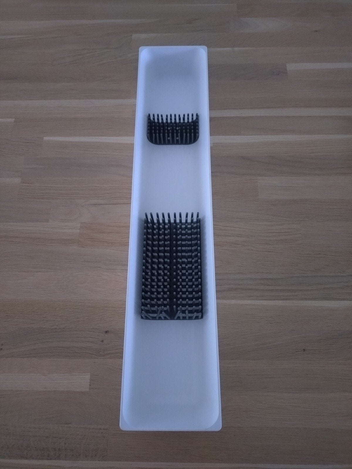 IKEA VARIERA messenbak wit/grijs 50x10 cm (802.260.43), Overige typen, IKEA, Kunststof, Ophalen of Verzenden