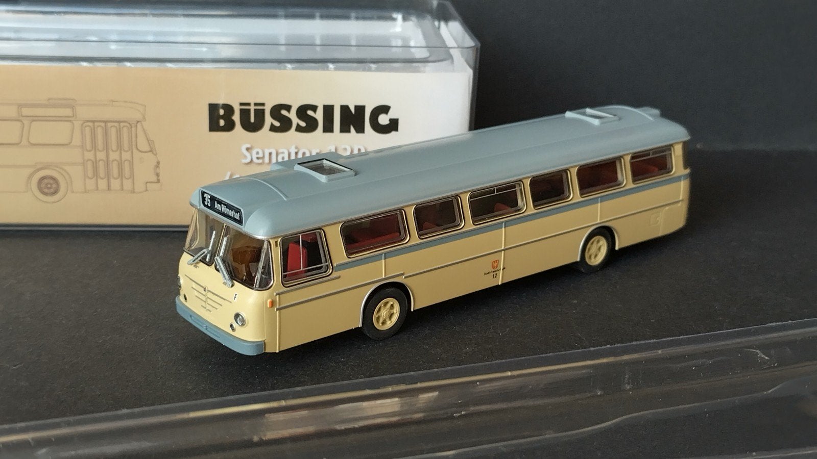 Büssing Senator 12 D Bus 1;87 Brekina Pol, ., Nieuw, Ophalen of Verzenden, Brekina