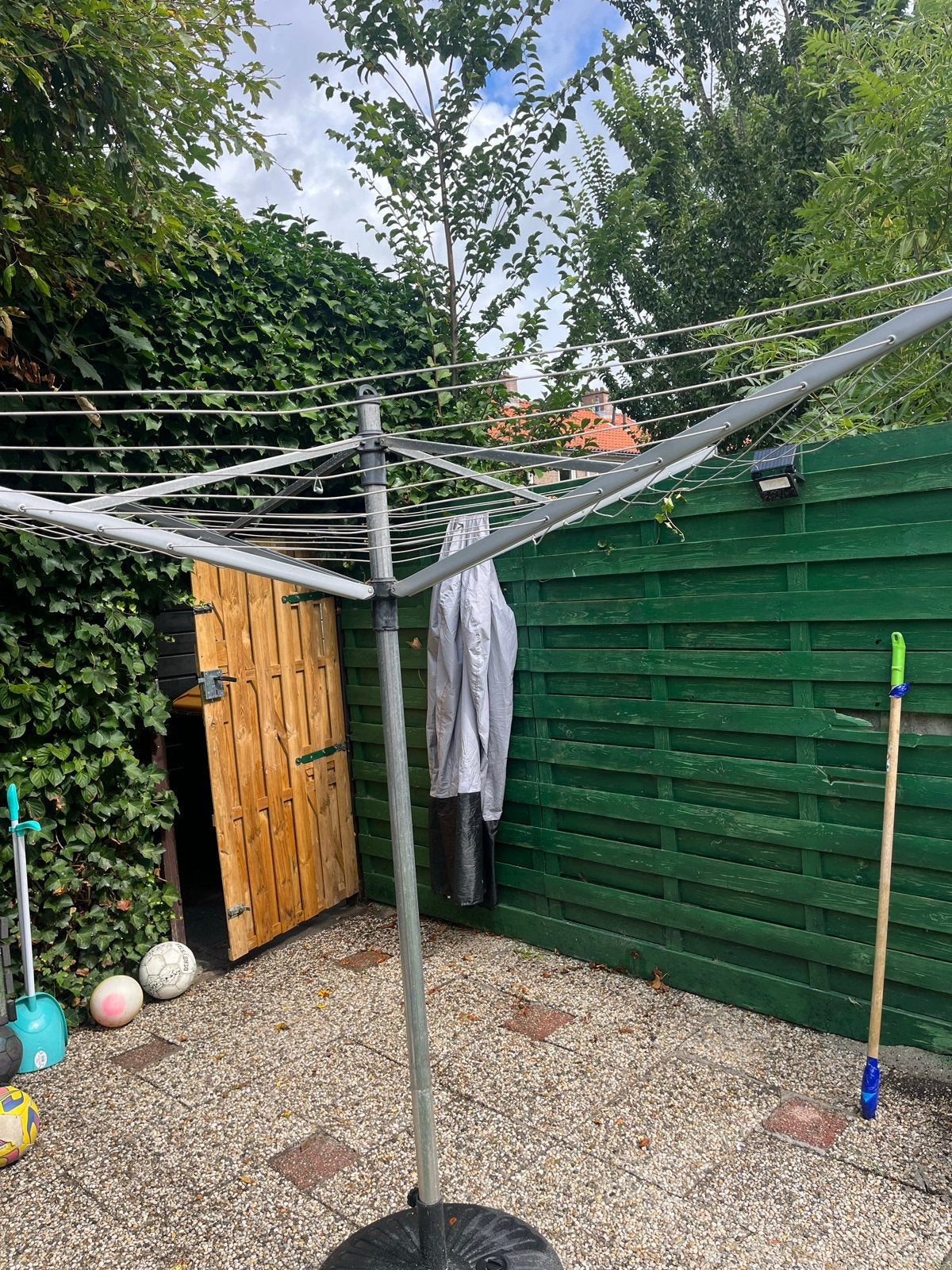 Stevige droogmolen met parasolvoet, Ophalen, Gebruikt, Droogmolen