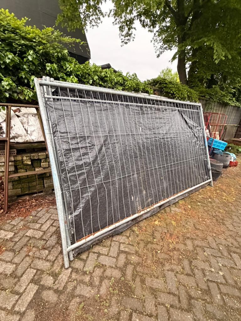 12 Bouwhekken met zeil en 12 voeten, Doe-het-zelf en Verbouw, Steigers, Ophalen, Gebruikt, Overige typen, Minder dan 2 meter