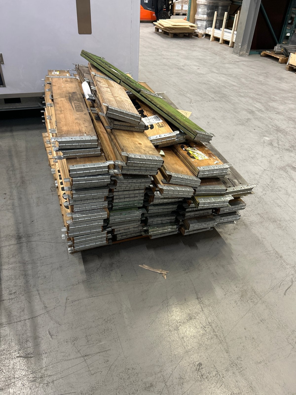 Gebruikte palletranden, Ophalen, Gebruikt, Overige typen, Minder dan 2 meter