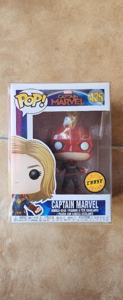 Avengers captain marvel limited chase exclusive funko pop, Ophalen of Verzenden, Nieuw