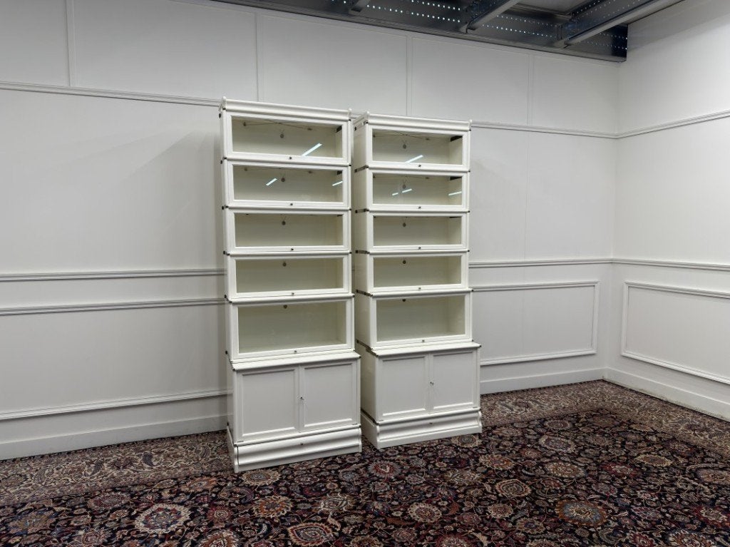 Originele Globe Wernicke Engelse Boekenkast Wit, Ophalen of Verzenden