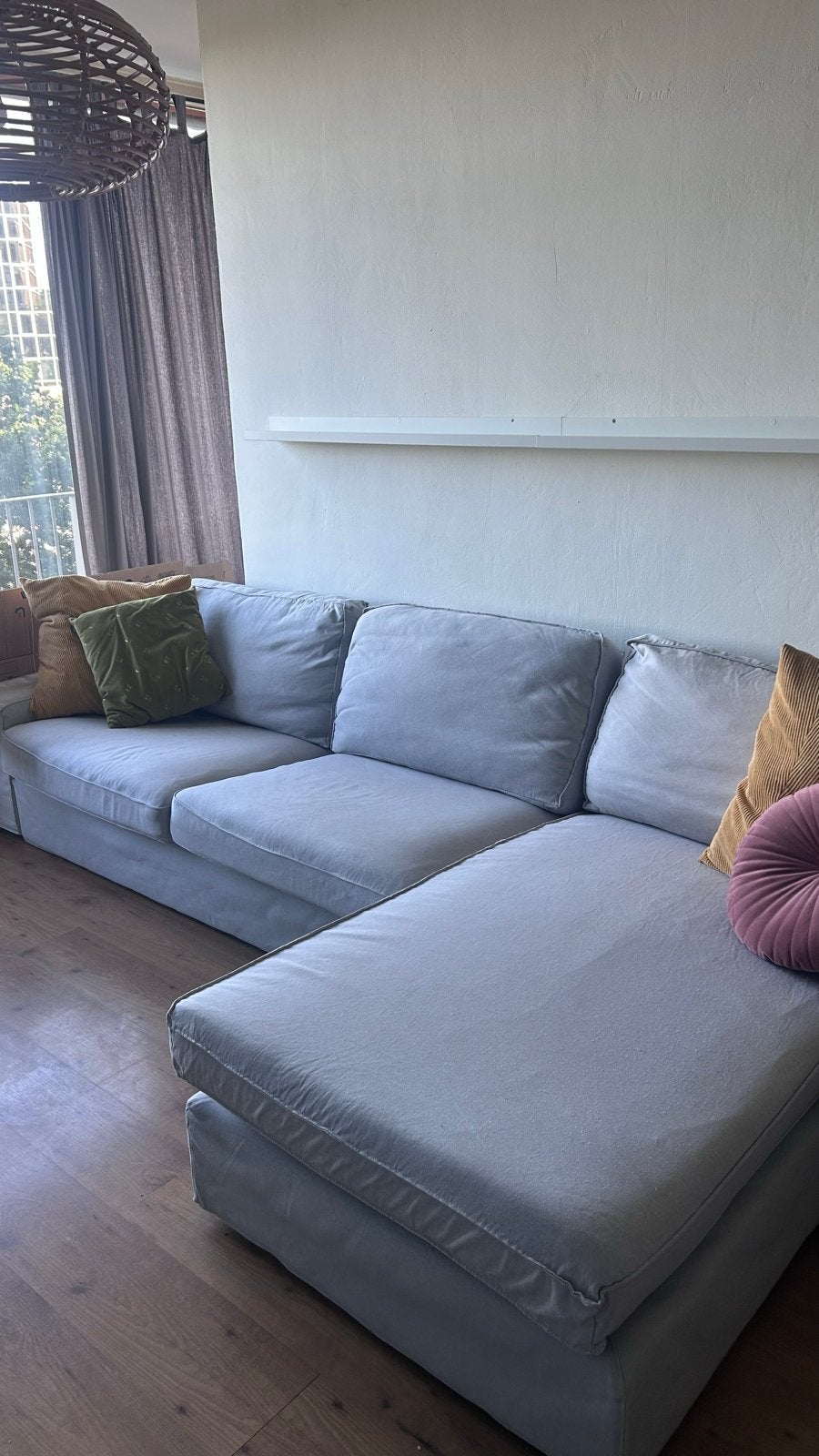 IKEA Kivik bank met wasbare hoezen, Ophalen, Gebruikt, 100 tot 125 cm, Hoekbank
