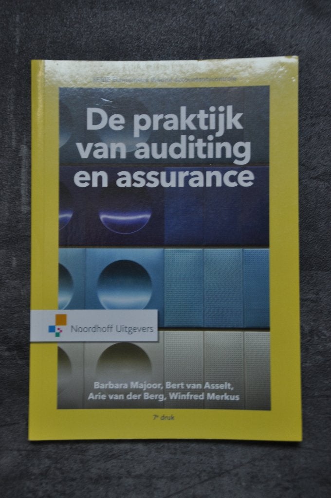 De praktijk van auditing en assurance, Boeken, Zo goed als nieuw, Beta, Majoor, Van Asselt, Van der Berg, Merkus, HBO