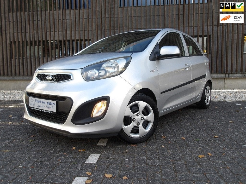 Kia Picanto 1.0 Comfort Pack/AIRCO/NAVI/5 drs/BLUETOOTH/USB/, Voorwielaandrijving, Stof, Gebruikt, Zwart