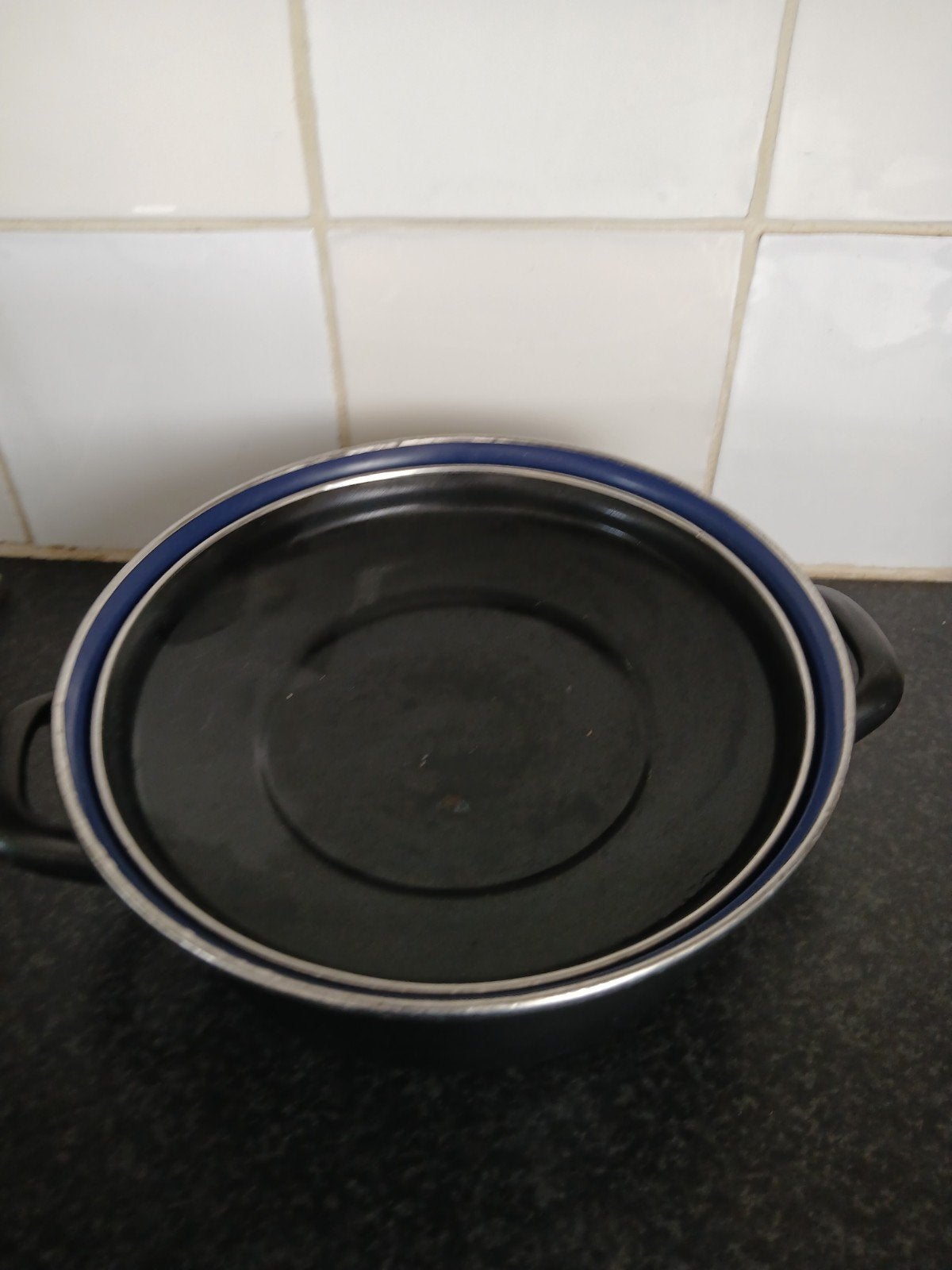 Kleinere braadpan met doorsnede van 22 cm., Ophalen, Gebruikt, Overige materialen, Braadpan