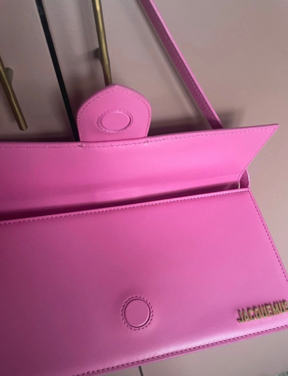 Jacquemus Le Bambino tas - Roze, Sieraden, Tassen en Uiterlijk, Tassen | Damestassen, Ophalen of Verzenden, Zo goed als nieuw