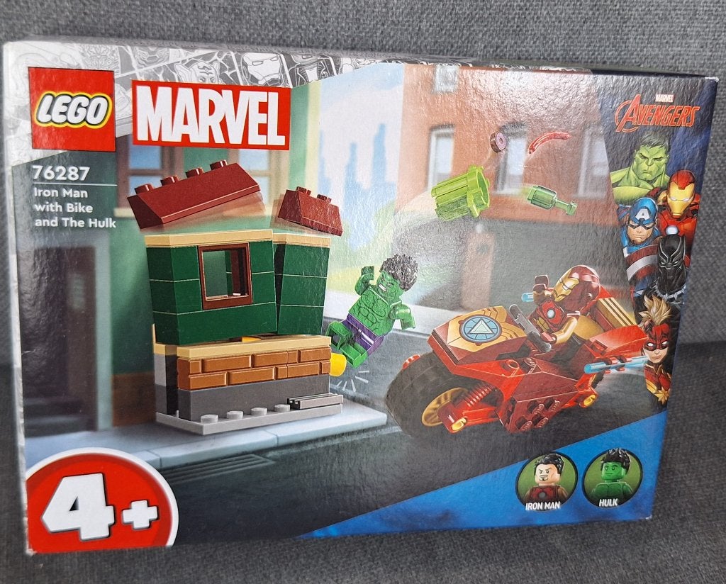 LEGO 76287 Marvel: Iron Man met motor en de Hulk, Kinderen en Baby's, Speelgoed | Duplo en Lego, Marvel, Lego, Nieuw, Ophalen of Verzenden