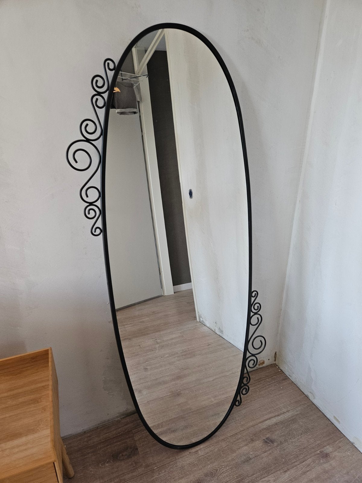 Ovale spiegel, Ophalen, Minder dan 50 cm, Gebruikt, 100 tot 150 cm