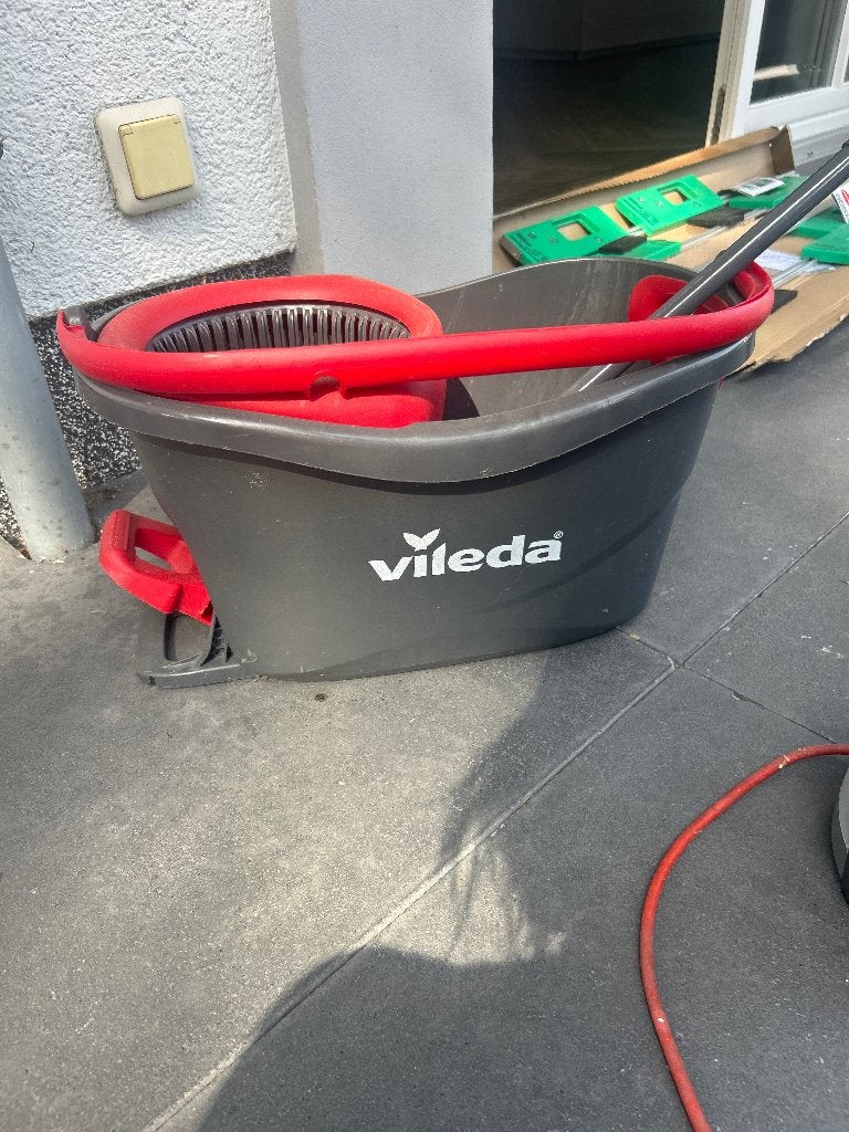 Vileda dweil, Ophalen, Gebruikt