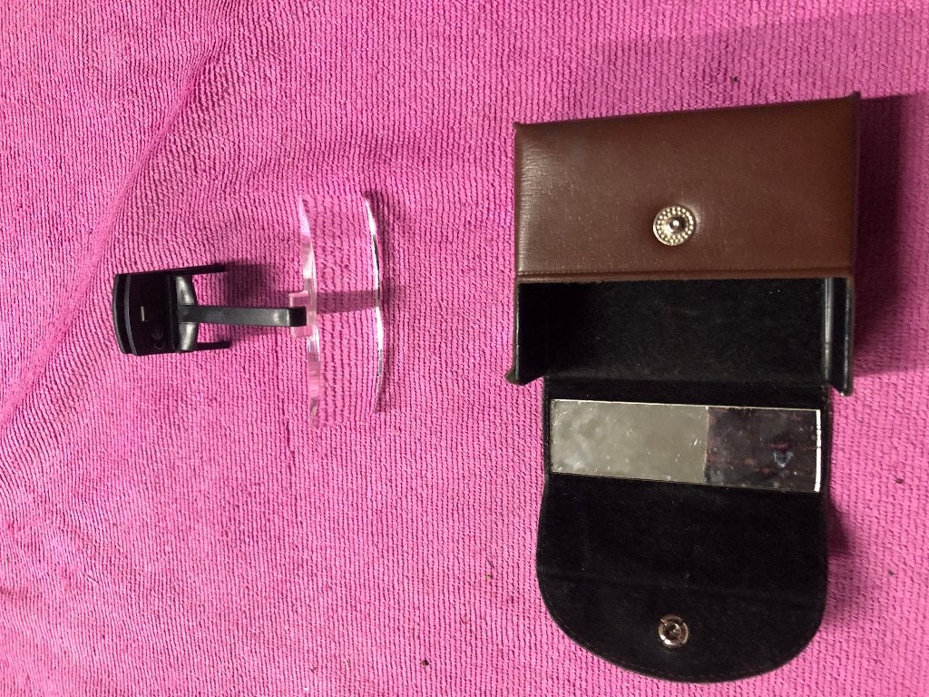 vergrootglas klem voor op een bril, Hobby en Vrije tijd, Vergrootglazen, Loepen en Loeplampen, Ophalen of Verzenden, Zo goed als nieuw
