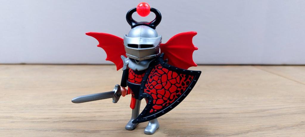 Playmobil Kapitein van de Rode Drakenridders, set  7974, Ophalen of Verzenden, Gebruikt, Los playmobil