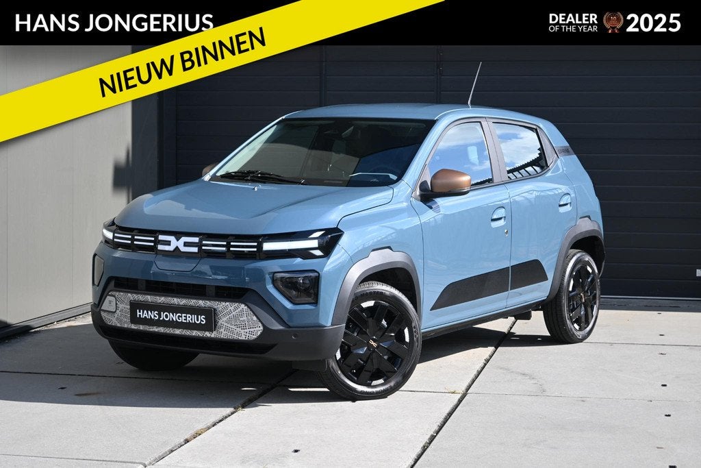 Dacia Spring Extreme 65 26.8 kWh | DC-LADER | CAMERA | NAVI, Gebruikt, Leder en Stof, Origineel Nederlands, Parkeersensor
