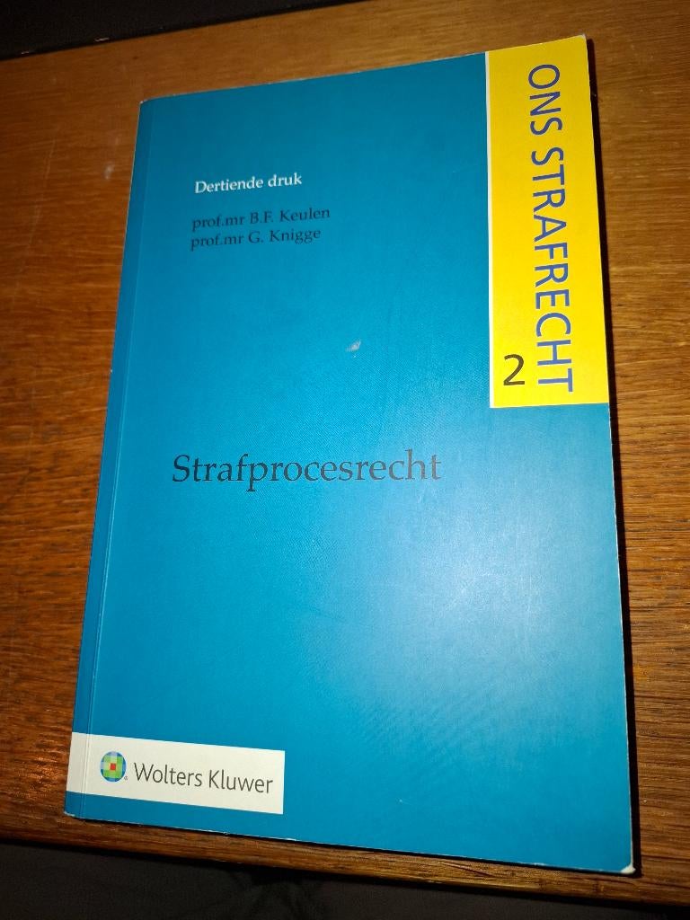 Strafprocesrecht, Ophalen of Verzenden, Beta, Gelezen, HBO