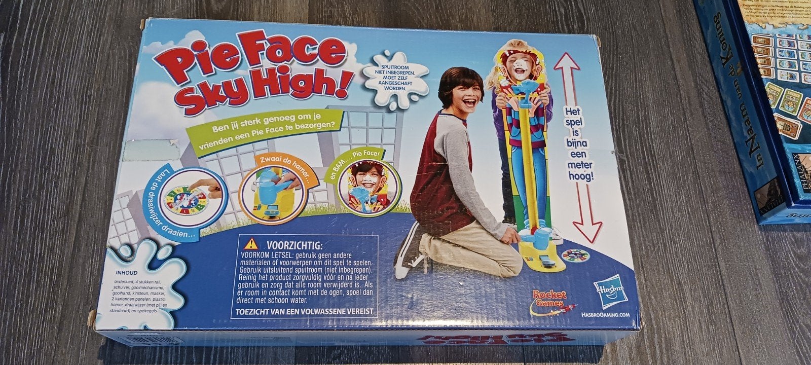 Nr 72) Pie Face Sky High! Spel - Hasbro, Een of twee spelers, Ophalen of Verzenden, Gebruikt, Hasbro