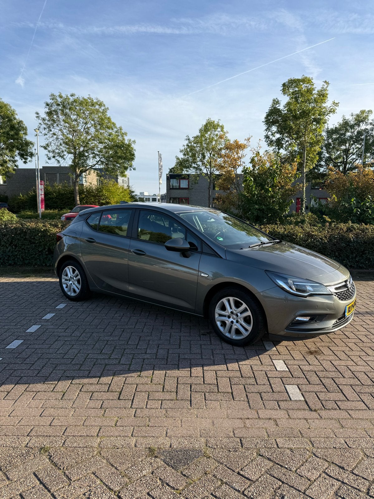 Opel Astra 1.4 Turbo 92KW 5D 2018 Grijs, Auto's, Zwart, 4 cilinders, 620 kg, Handgeschakeld