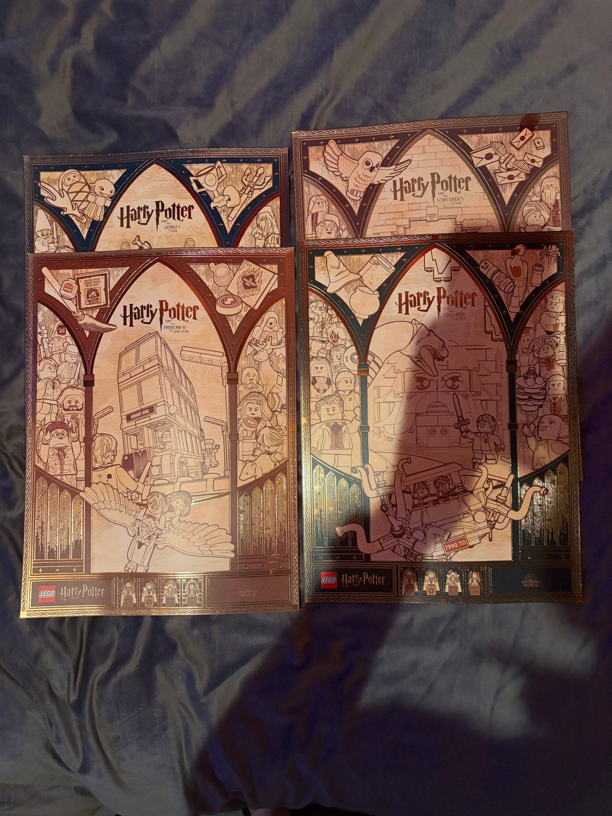 LEGO Harry Potter Poster Collectie (4 stuks), Ophalen of Verzenden, Zo goed als nieuw, Boek of Poster
