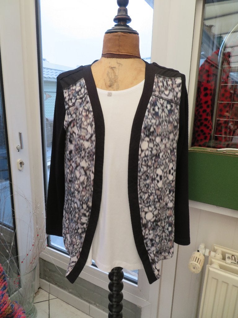 Dames vest Juffrouw Jansen Amsterdam mt XXL (Z.G.A.N.) zwart, Zwart, Maat 46/48 (XL) of groter, Ophalen of Verzenden, Zo goed als nieuw