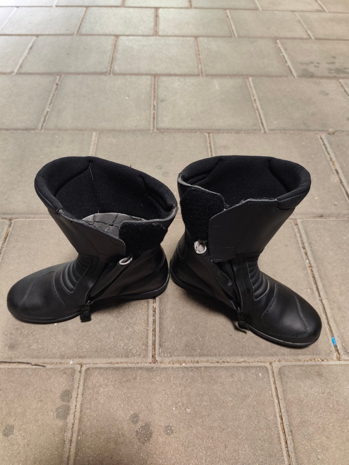 Dames motorlaarzen mt 40,zwart, Motoren, Ophalen, Tweedehands, Dames, Laarzen