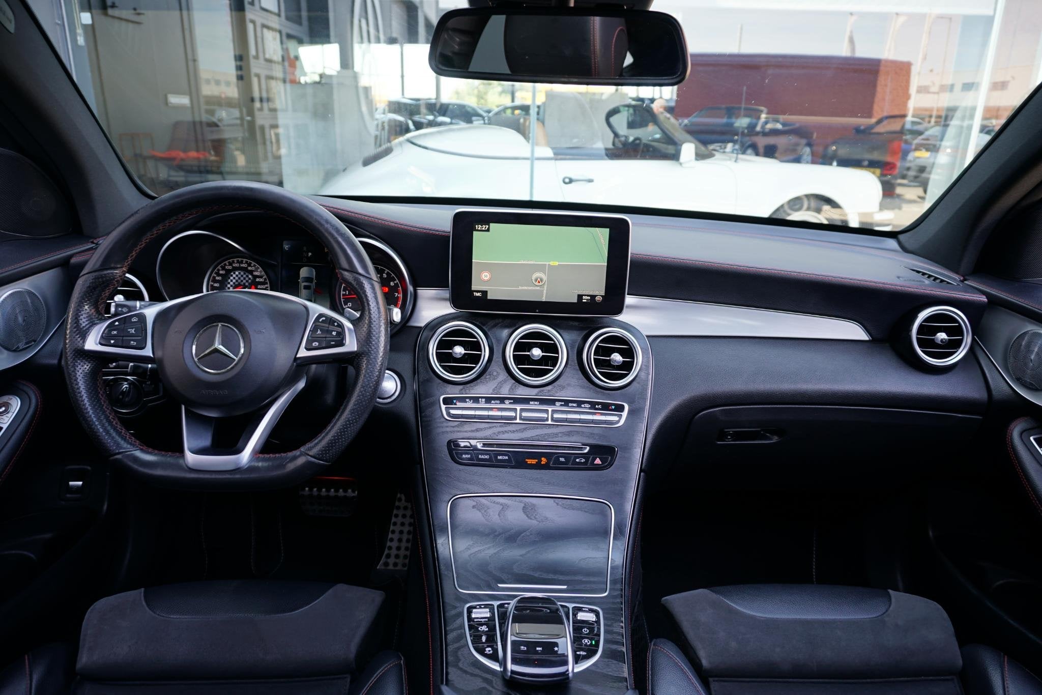Mercedes-Benz GLC-klasse Coupé AMG 43 4MATIC 367PK + BURMES, Auto's, Automaat, Gebruikt, 367 pk, Leder