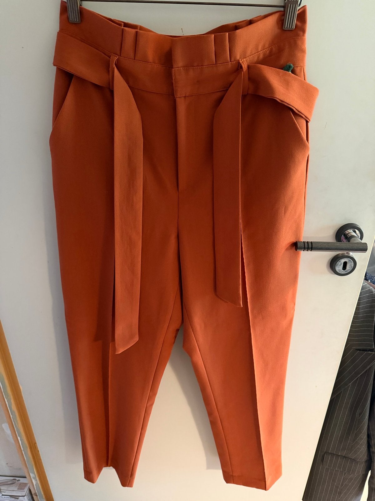 Pom Amsterdam oranje pantalon, maat S/M, Oranje, Ophalen of Verzenden, Zo goed als nieuw, Maat 36 (S)