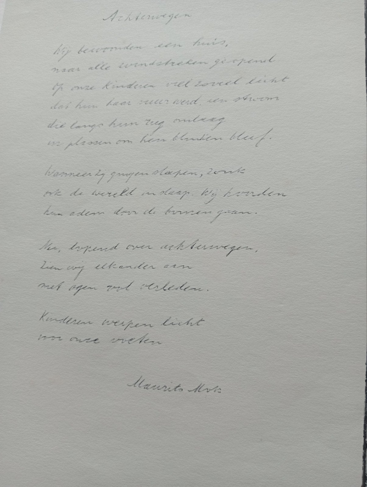 Maurits Kok ism Guillaume Le Roy, Ophalen of Verzenden, Voor 1940, Overige onderwerpen