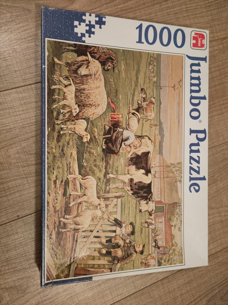 Puzzel 1000 stukjes, Ophalen, 500 t/m 1500 stukjes, Zo goed als nieuw