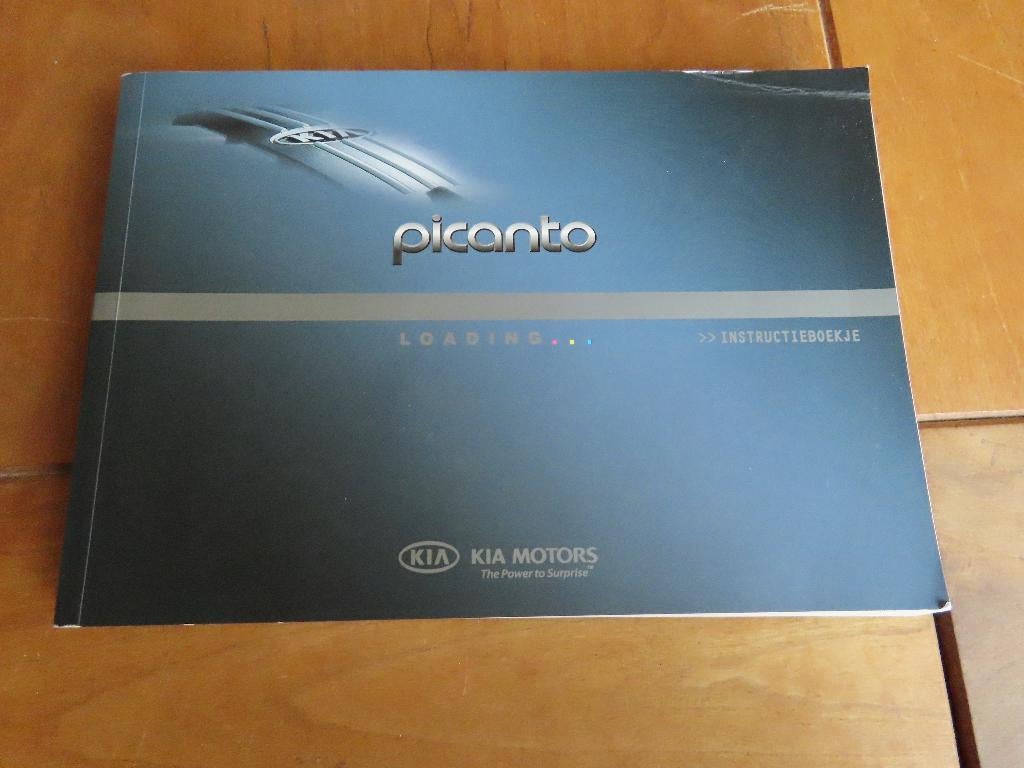 Instructieboek Kia Picanto 2009 incl. audio, zeer mooi!, Ophalen of Verzenden