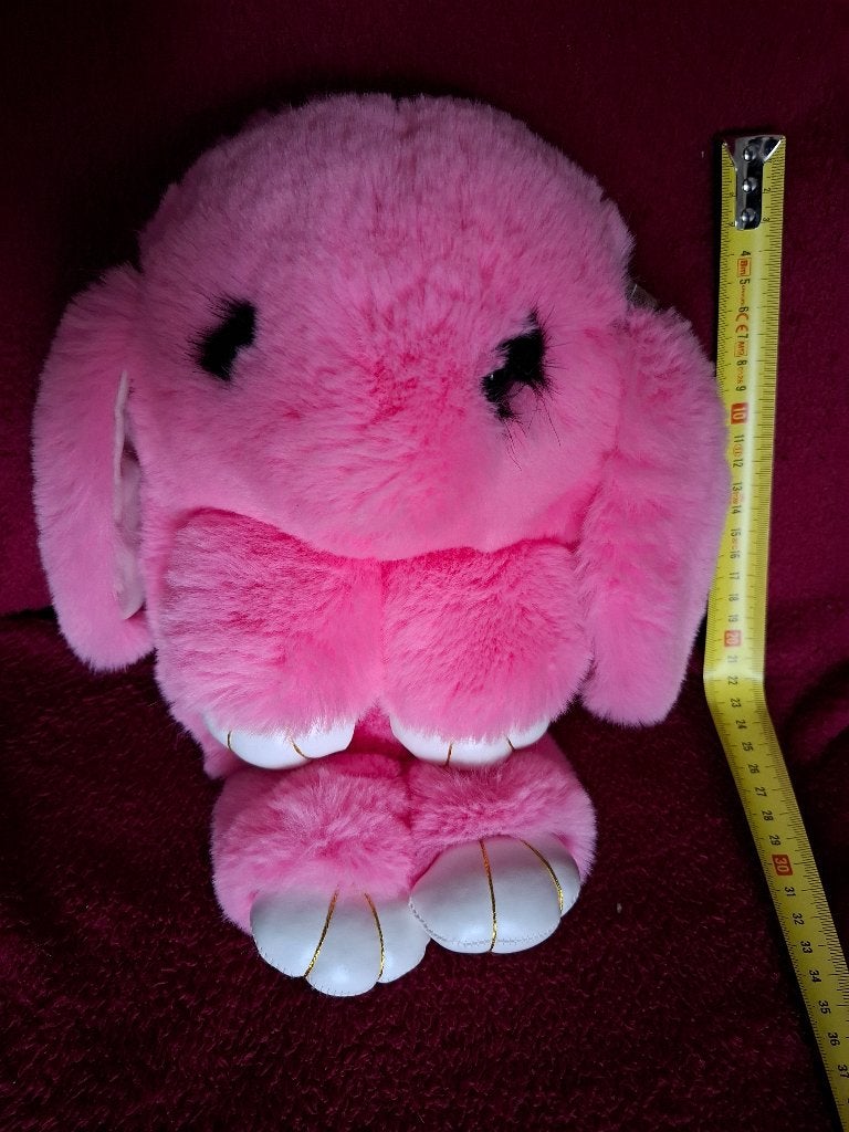 Konijn rugtasje knuffel, Ophalen of Verzenden, Zo goed als nieuw, Konijn