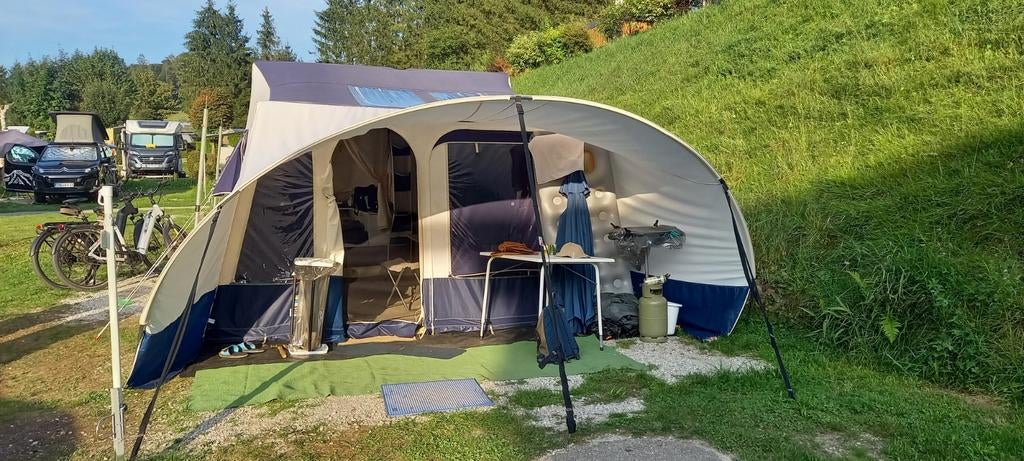 Jamet Jametic bleu style 2014 ,2 persoons evt uitbreiding 4, Caravans en Kamperen, Vouwwagens, Jamet, tot en met 2, Meerkleurig