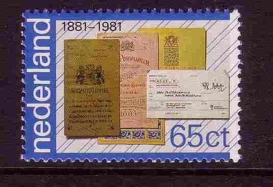 Nederland 1981 1222 PTT 100 jaar 65c, Postfris, Postzegels en Munten, Postzegels | Nederland, Ophalen of Verzenden, Na 1940, Postfris