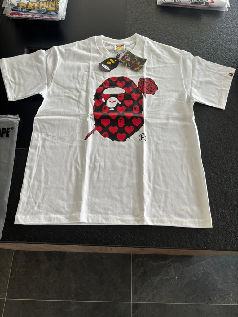 Ape shirt, Ophalen of Verzenden, Zo goed als nieuw, Maat 52/54 (L), Wit
