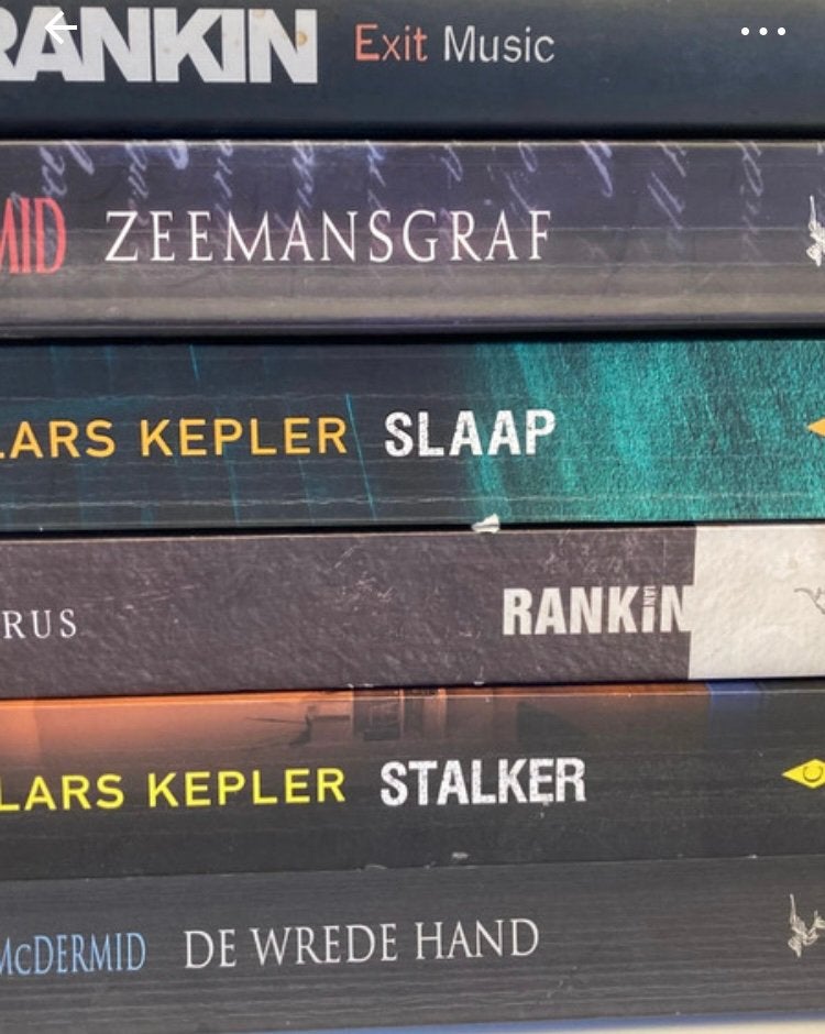 6 thrillers, Boeken, Verzenden, Zo goed als nieuw