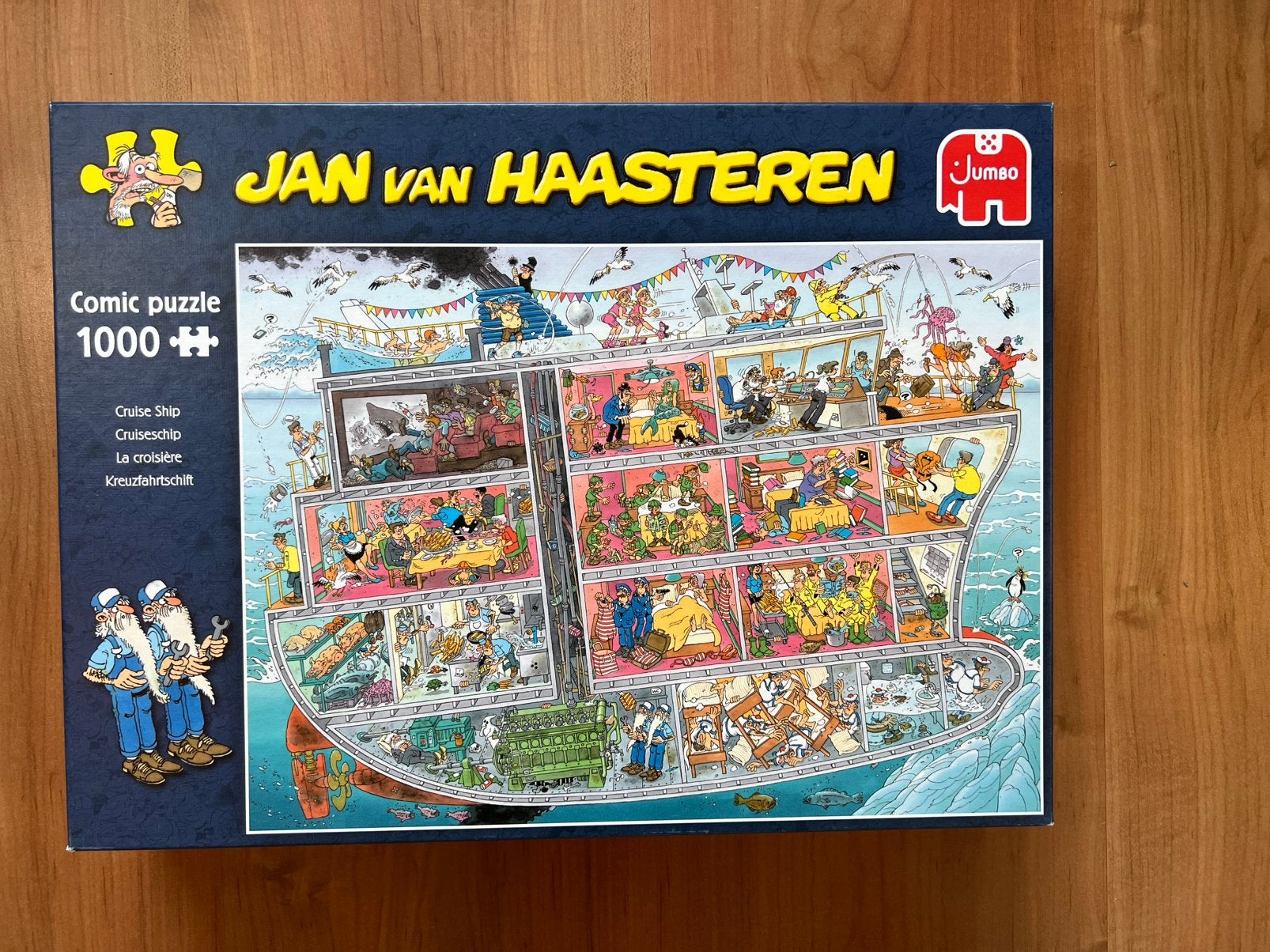 Vijf puzzels van 1000 stukjes, diverse merken, Ophalen of Verzenden, 500 t/m 1500 stukjes, Zo goed als nieuw