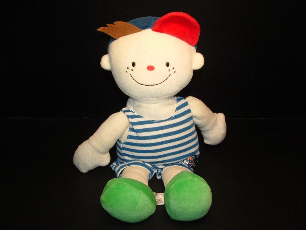 KS KIDS POPJE JONGEN WAYNE VELOURS WIT MET BLAUW/WI, Verzenden, Nieuw, Overige typen