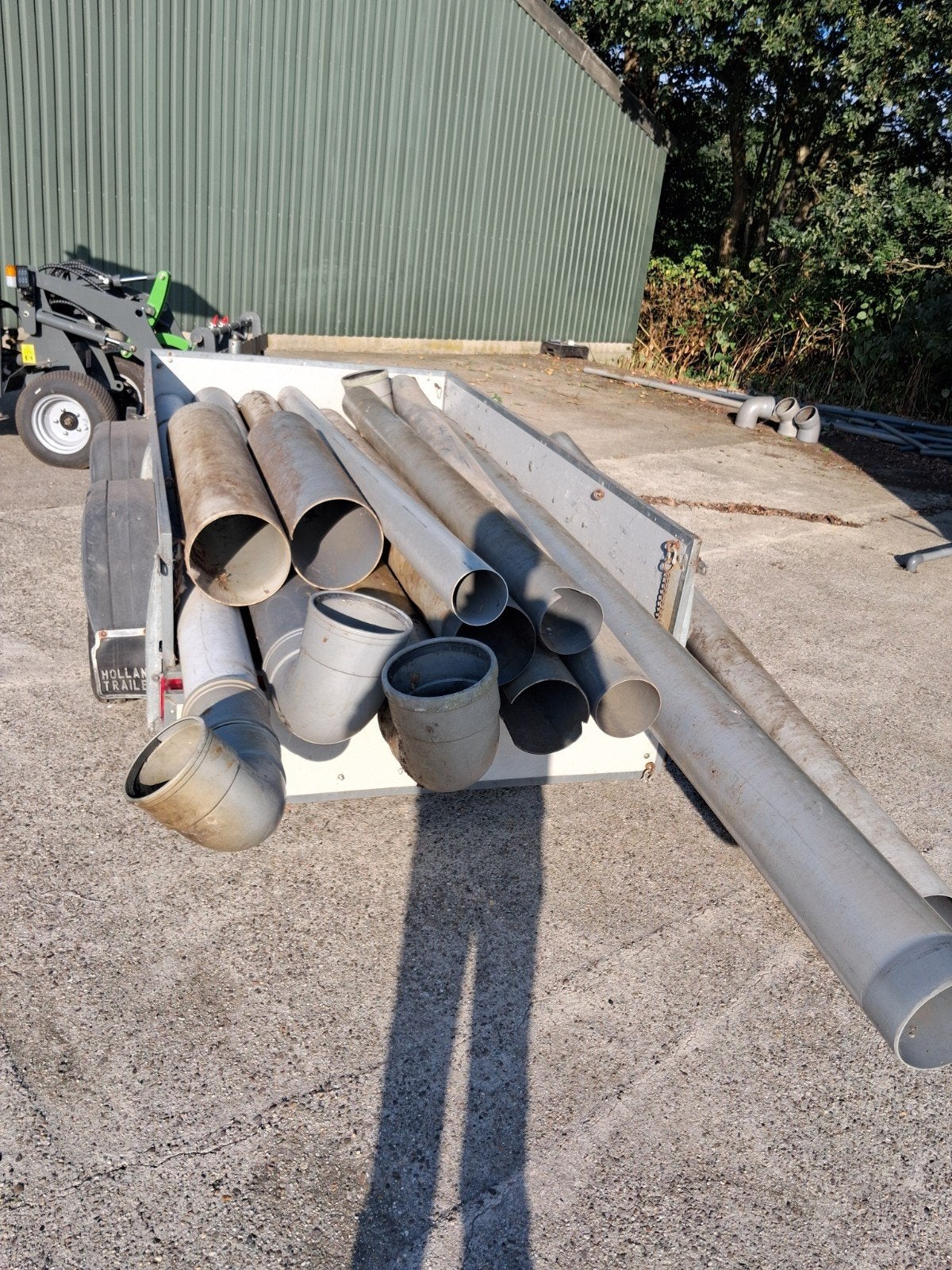 Gebruikte PVC buizen van diverse afmetingen, 2x 4 meter, Ophalen, Gebruikt, Pvc, 4 tot 6 meter