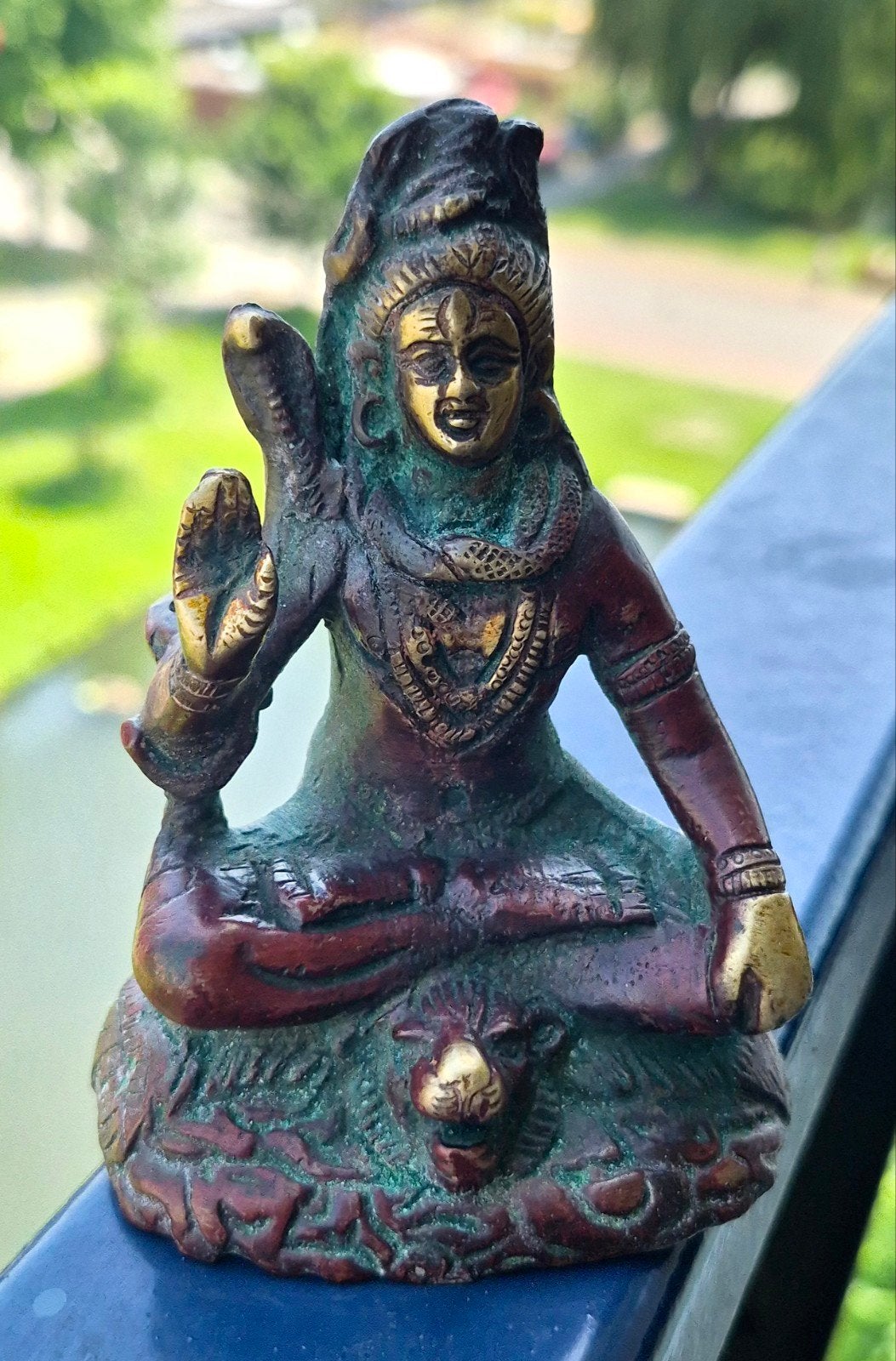 Shiva bronzen beeld, Ophalen of Verzenden, Nieuw, Religie
