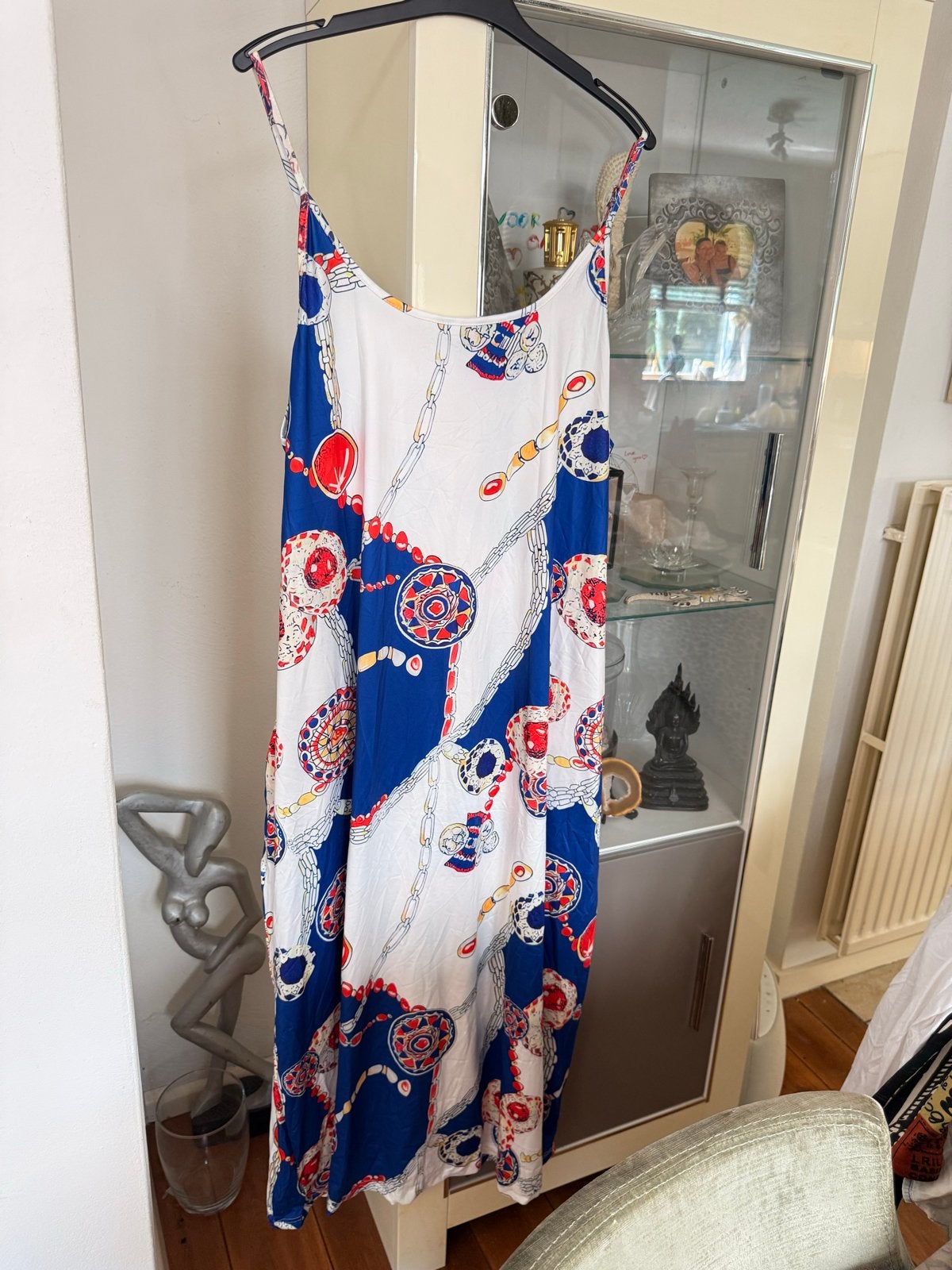 Nieuwe Chic Me Jurk Maat 48 met Maritieme Print, Ophalen of Verzenden, Nieuw, Meerkleurig, Jurk