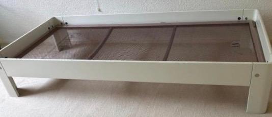 Auping Auronde 90 200 met  spiraalbodem, Ophalen, Gebruikt, 90 cm, Eenpersoons