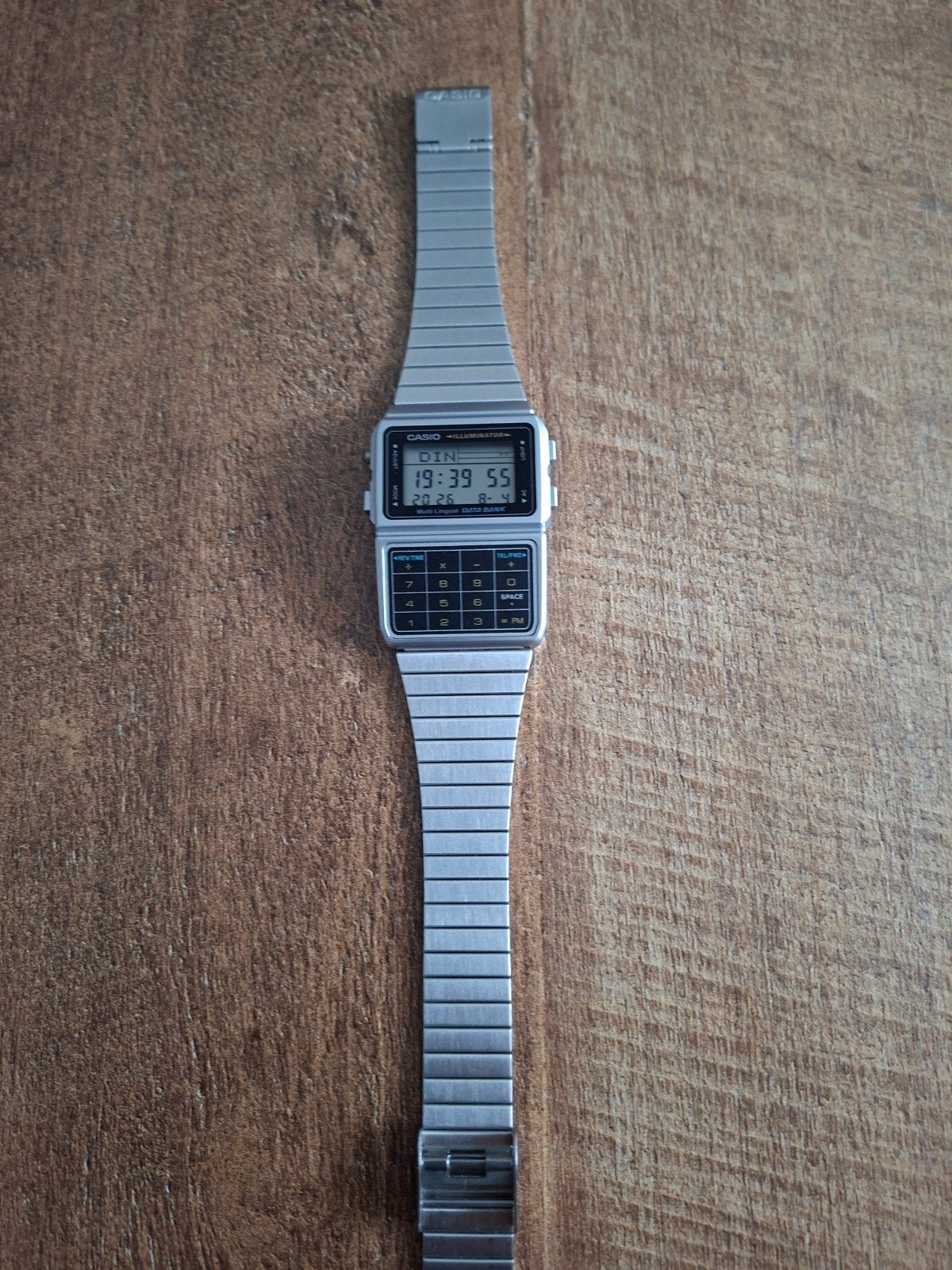 Casio DBC-611, Staal, Polshorloge, Ophalen of Verzenden, Zo goed als nieuw