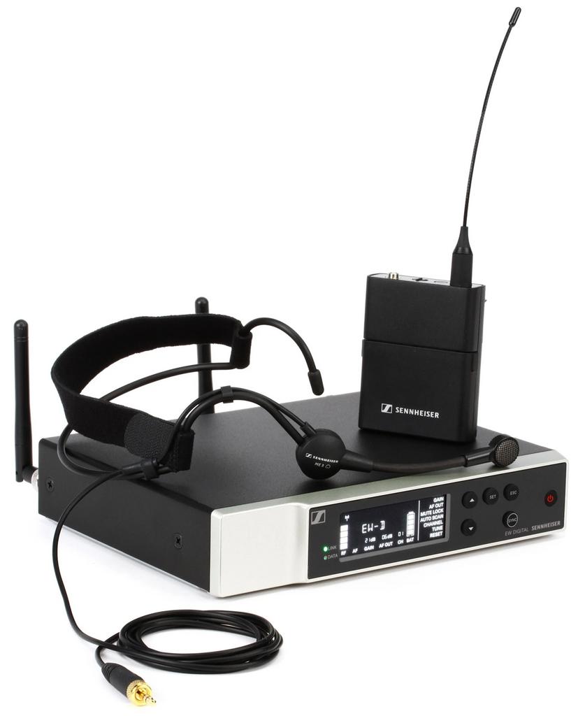 Sennheiser EW-D ME 3 Set draadloze headsetmicrofoonset, Ophalen of Verzenden, Zo goed als nieuw, Zangmicrofoon