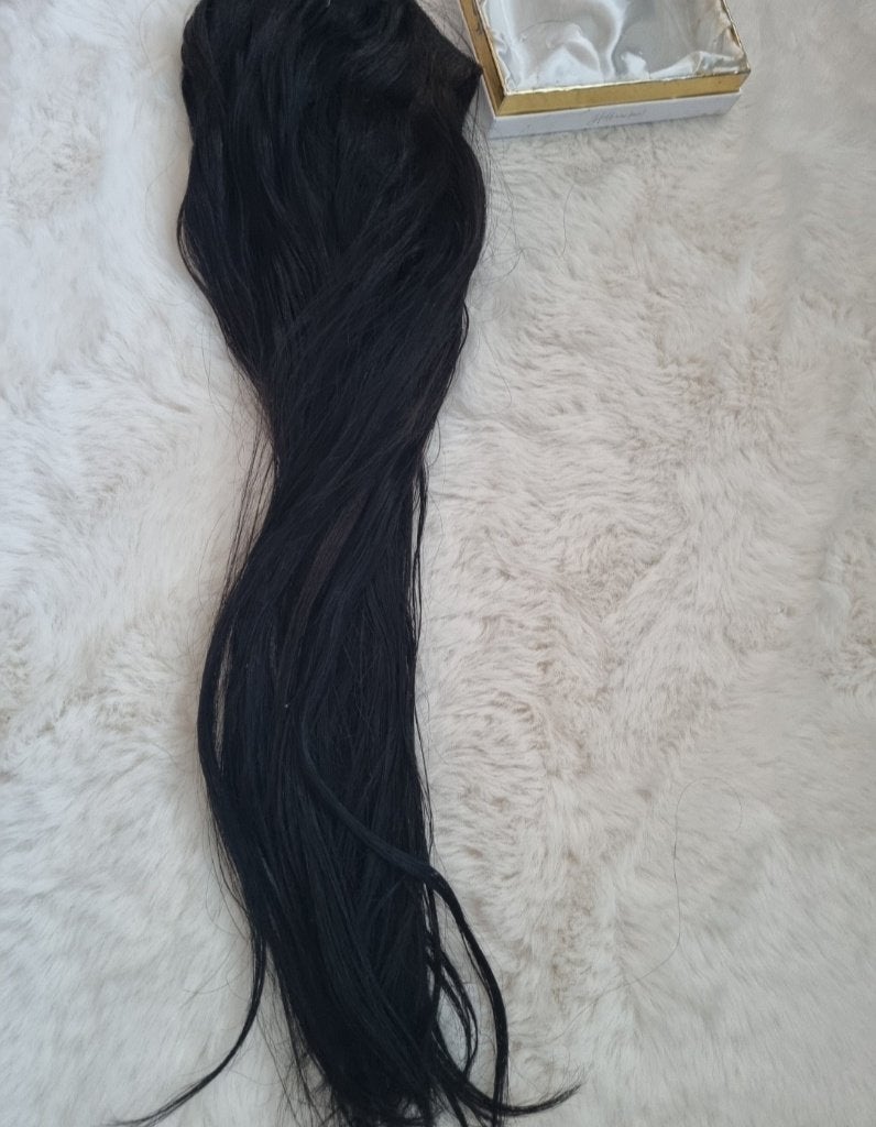 Clip in extensions 60 cm, Sieraden, Tassen en Uiterlijk, Uiterlijk | Haarverzorging, Ophalen of Verzenden, Zo goed als nieuw, Pruik of Haarverlenging