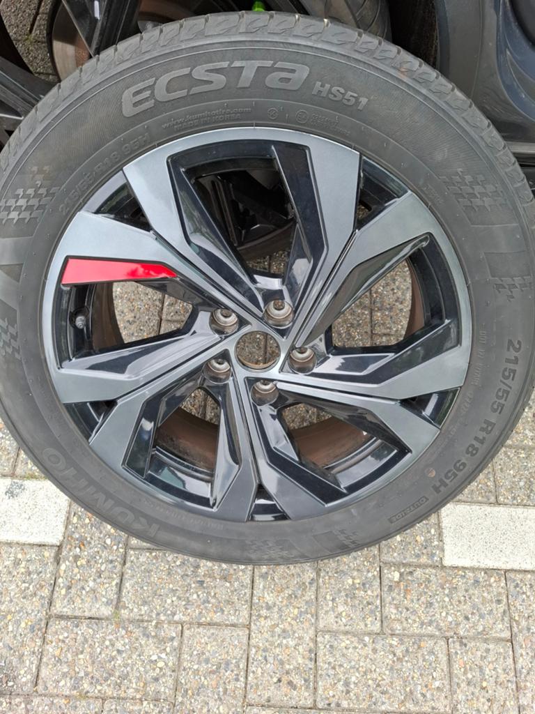 18” originele Renault Arkana Captur II 5x114,3 velgen banden, Auto-onderdelen, Ophalen, 18 inch, Banden en Velgen, Personenwagen