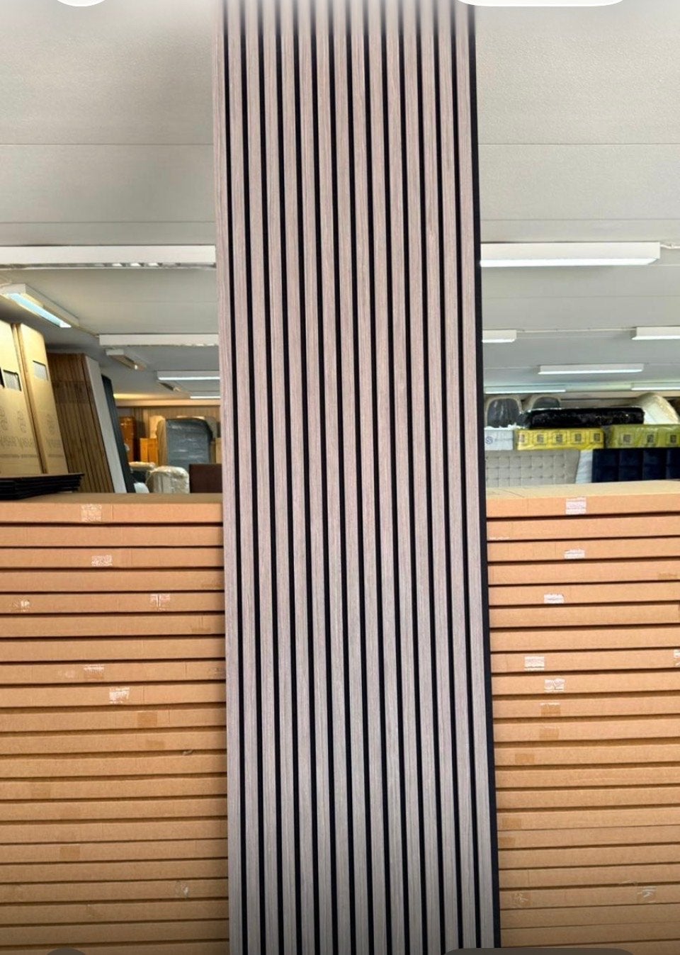 Houten lattenwand - Akupanel - Wandpaneel - Eiken, Minder dan 25 mm, Eiken, Overige typen, Nieuw